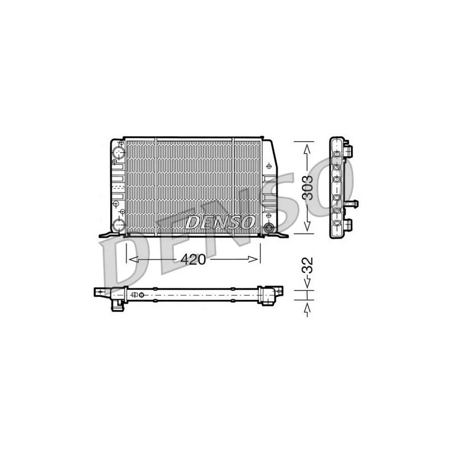 DENSO DRM02012 Engine Radiator