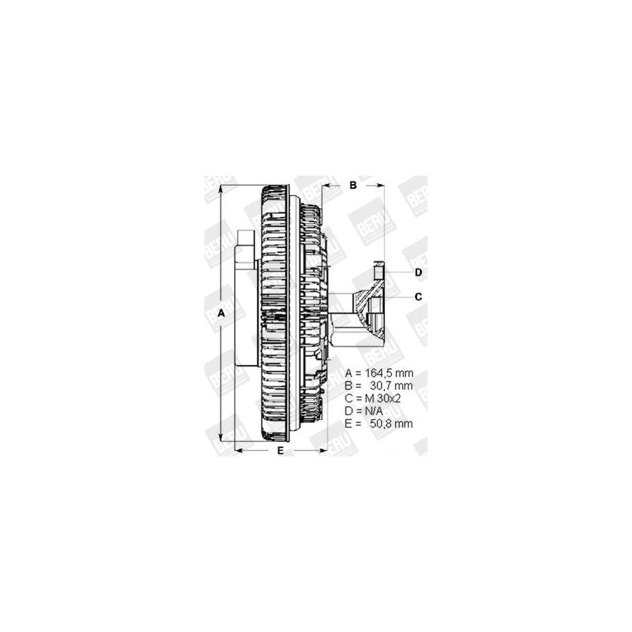 Beru Lk089 Fan Clutch