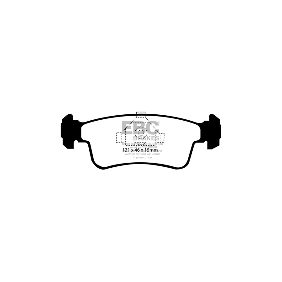 EBC DP741 Suzuki Jeep Ultimax Front Brake Pads 2 | ML Performance UK Car Parts
