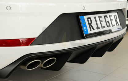 Rieger 00027035 SEAT 5F Leon FR Rear Diffuser 3 | ML Performance UK Car Parts