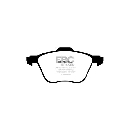 EBC DP1413 Ford Seat VW Ultimax Front Brake Pads - Girling/TRW Caliper 2 | ML Performance UK Car Parts
