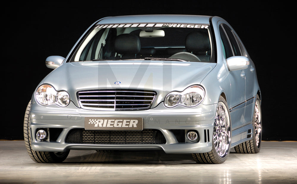 Rieger 00025202 Mercedes-Benz W203 C-Class Front Bumper 5 | ML Performance UK Car Parts