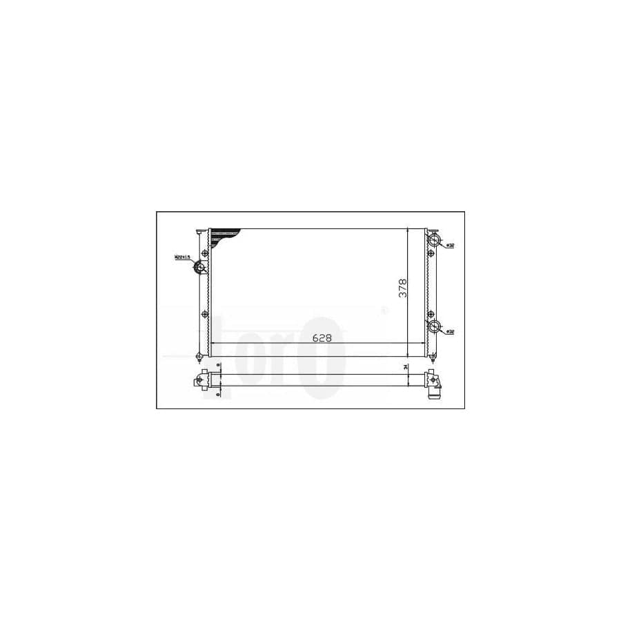 Abakus 0530170004 Engine Radiator