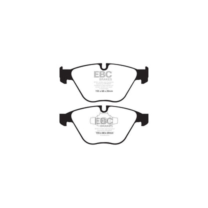 EBC PD01KF1810 BMW E84 Greenstuff Front Brake Pad & Plain Disc Kit  - ATE Caliper 2 | ML Performance UK Car Parts