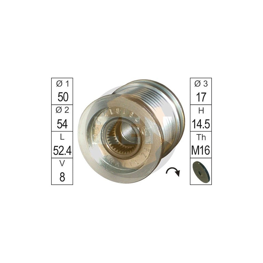 Era ZN5563 Alternator Freewheel Clutch
