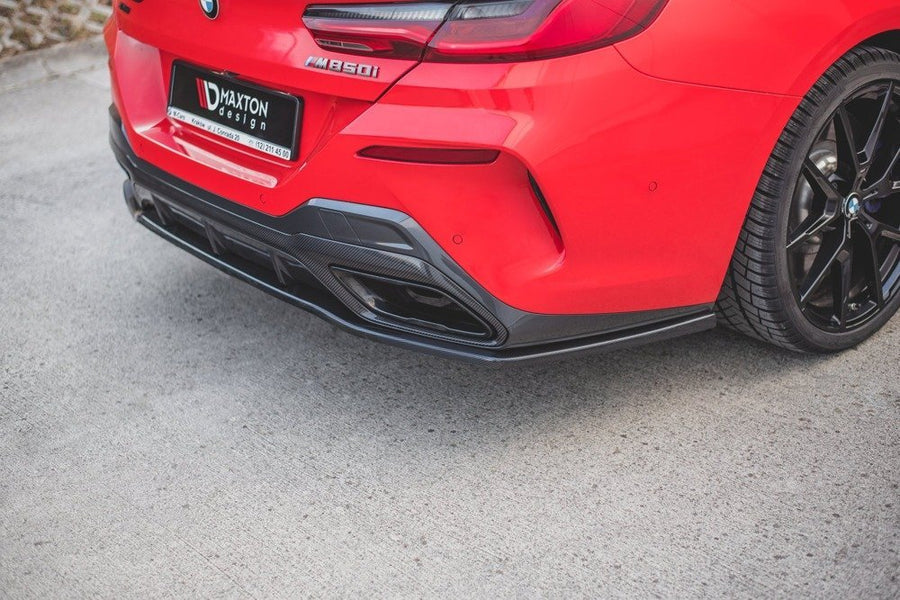 Maxton Design BMW Series 8 Coupe M-Pack G15 Central Rear Splitter (without vertical bars)