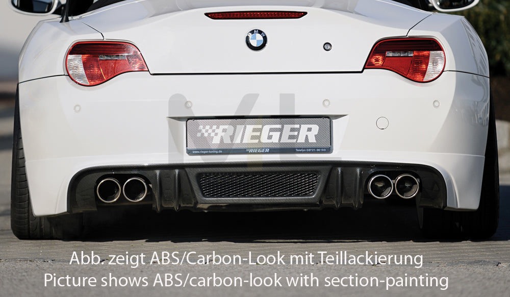 Rieger 00050518 BMW Z4 E85 Rear Diffuser 1 | ML Performance UK Car Parts