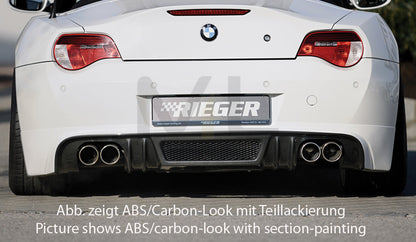 Rieger 00050518 BMW Z4 E85 Rear Diffuser 1 | ML Performance UK Car Parts