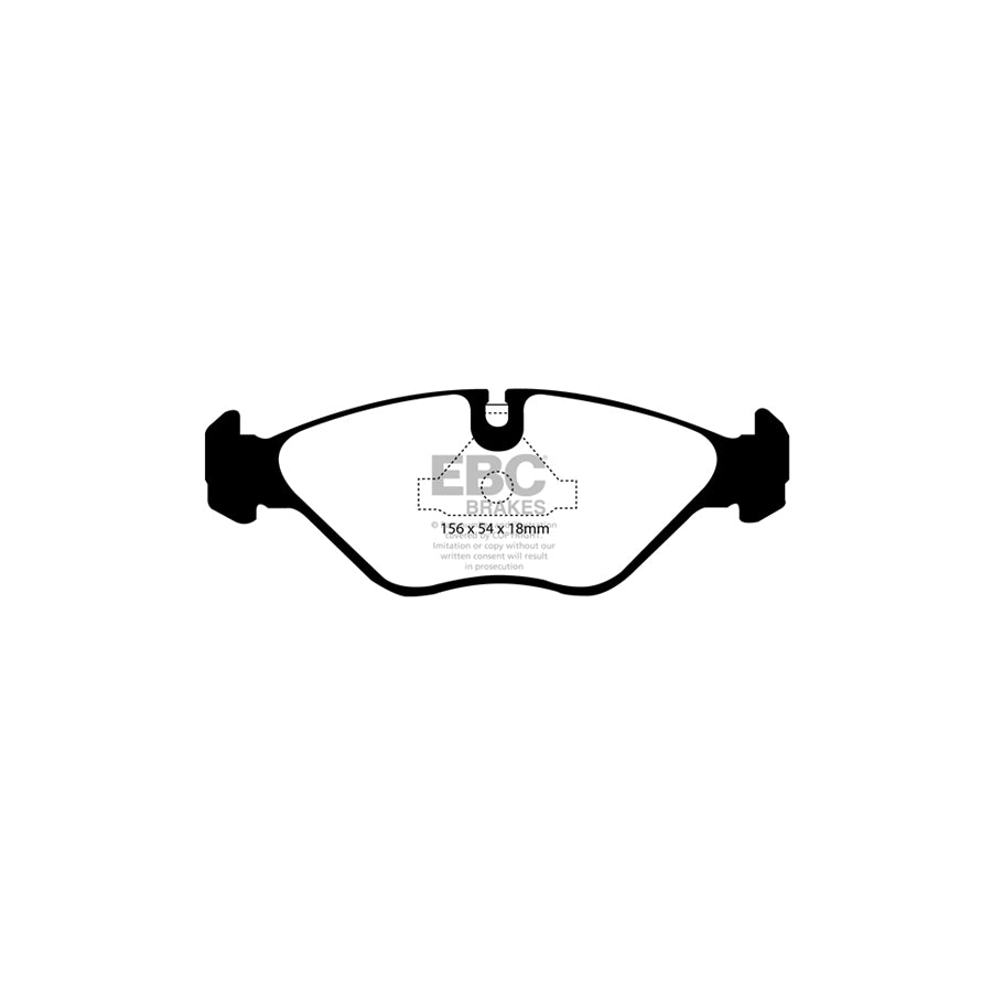 EBC DP751 Saab 9000 Ultimax Front Brake Pads - ATE Caliper 2 | ML Performance UK Car Parts