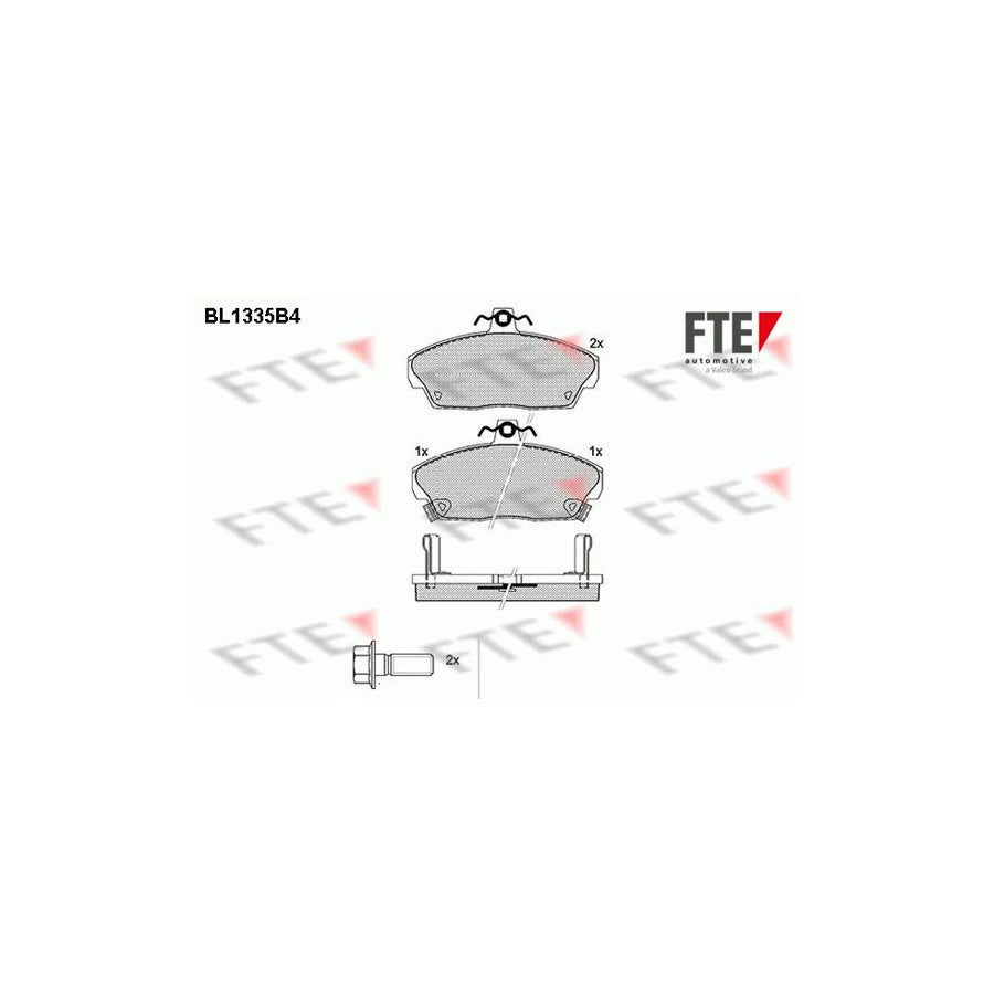 FTE 9010126 Brake Pad Set