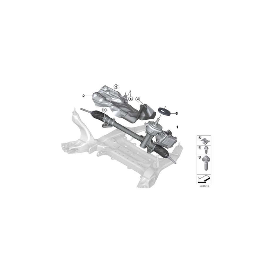 Genuine BMW 32106870902 F55 F56 Exch. Steering Box, Electr. (Inc. Cooper D, Cooper SD & One First)