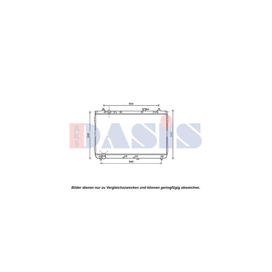AKS Dasis 510173N Engine Radiator for KIA Sedona II (Vq)