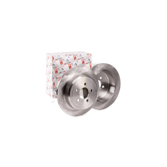 Ferodo Premier DDF1760 Brake Disc Solid, Without Bolts/Screws  - Pair