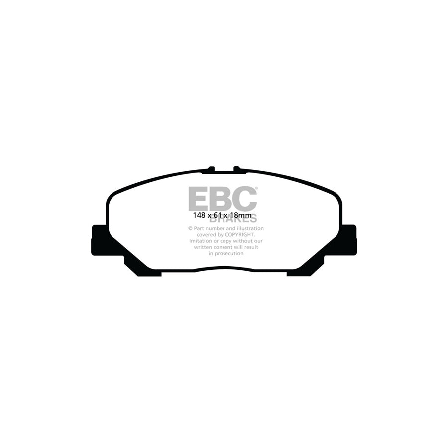 EBC PDKF1971 Toyota Previa Ultimax Front Brake Pad & Plain Disc Kit 2 | ML Performance UK Car Parts