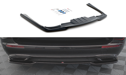 Maxton Design ME-E-213-RD1T Central Rear Splitter Mercedes Benz E-Class W213 | ML Performance UK Car Parts