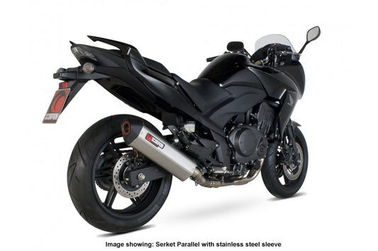 Scorpion RHA106CEO Honda CBF1000 Serket Parallel Slip-On - Carbon Fibre Sleeve | ML Performance UK UK