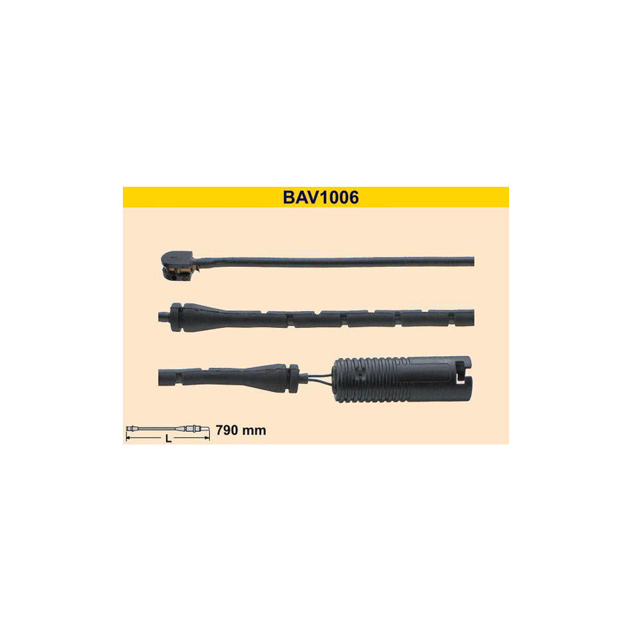 Barum Bav1006 Brake Pad Wear Sensor
