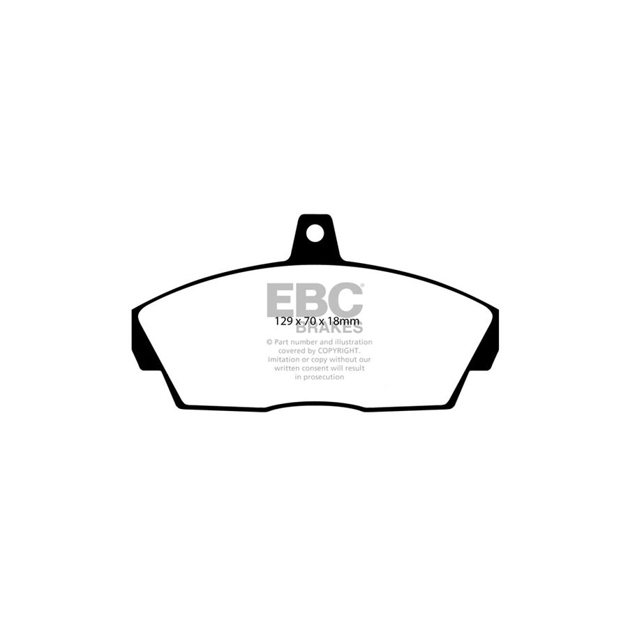 EBC DP1415 Land Rover Mahindra Ultimax Front Brake Pads (Inc. Freelander & Scorpio) 2 | ML Performance UK Car Parts