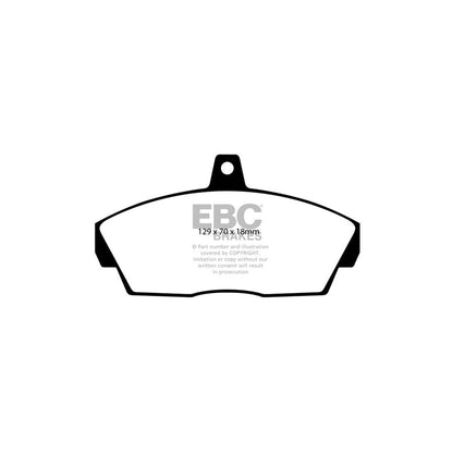 EBC DP1415 Land Rover Mahindra Ultimax Front Brake Pads (Inc. Freelander & Scorpio) 2 | ML Performance UK Car Parts