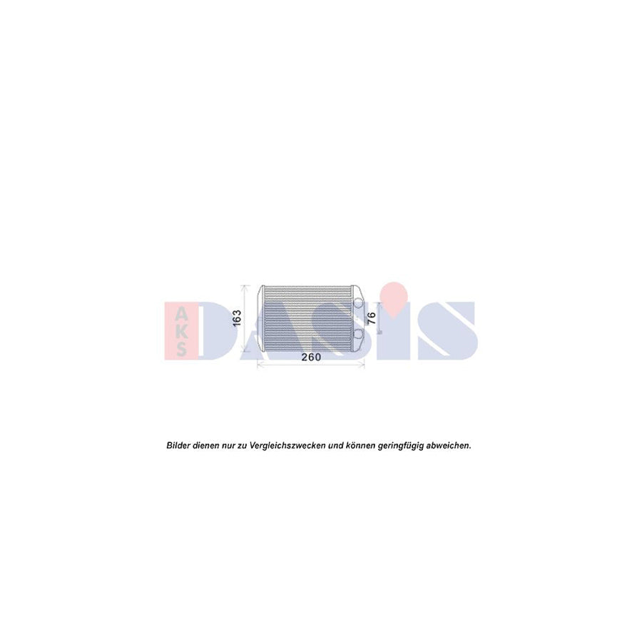 AKS Dasis 089018N Heater Matrix