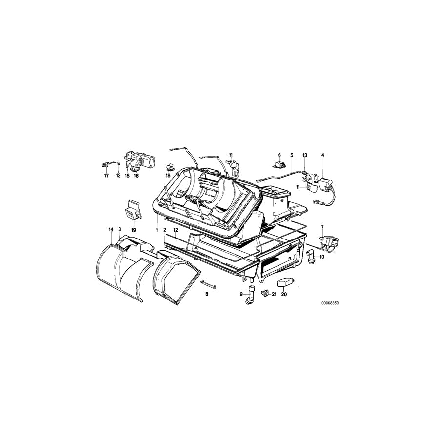 Genuine BMW 64111374830 E30 Temperature Switch (Inc. 325i, 325e & 318i)