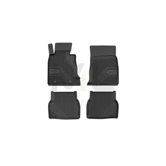 FROGUM Tailored, No.77 77407367 Floor mat set for BMW 5 Series Elastomer, Front and Rear, Quantity: 4, Black, (LHD)