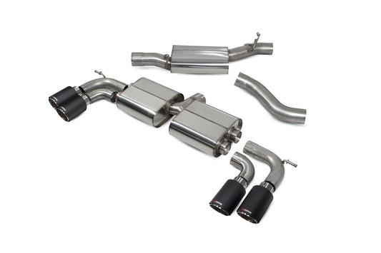 Scorpion SVW066CF VW Golf R MK8 Resonated Cat/Gpf Back System | ML Performance UK UK