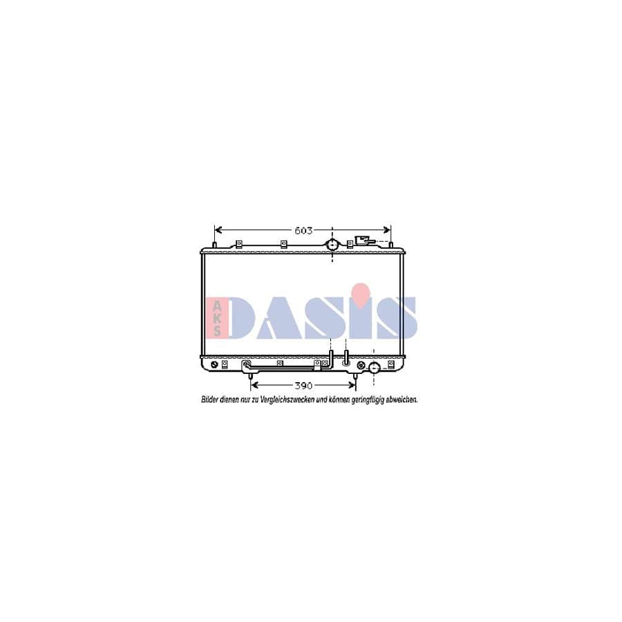 AKS Dasis 560140N Engine Radiator for Hyundai Lantra I Saloon (J-1)