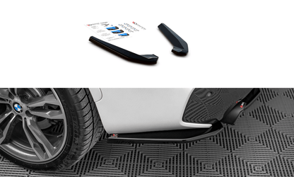 Maxton Design BM-X1-48-MPACK-RSD1T Rear Side Splitters BMW X1 M-Pack F48 | ML Performance UK Car Parts