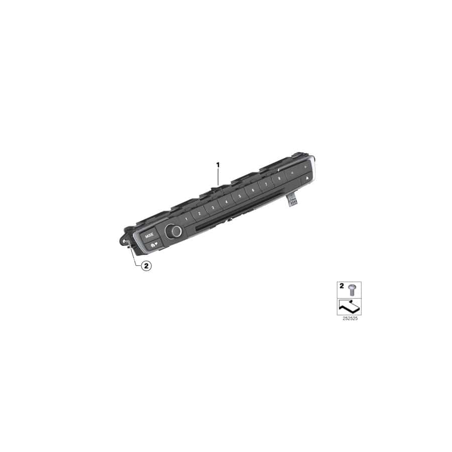 Genuine BMW 61319363503 F34 F36 F33 Operating Unit Audio (Inc. 428iX, 435i & 116d ed)