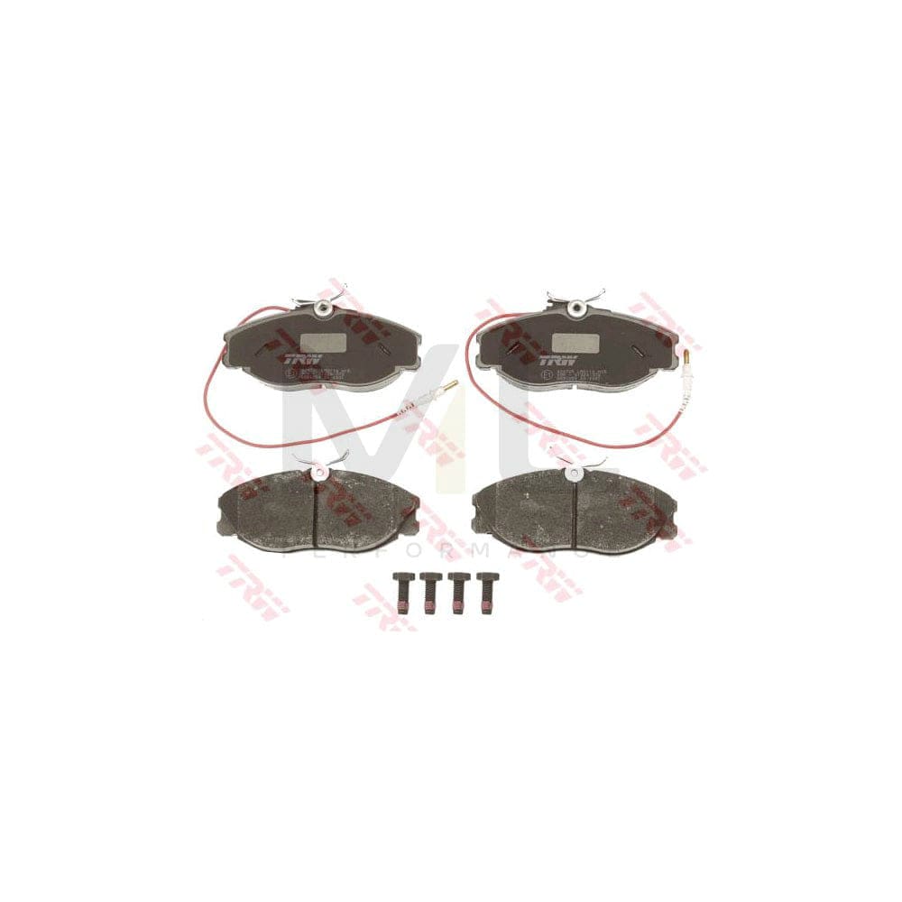 TRW Cotec Gdb1259 Brake Pad Set Incl. Wear Warning Contact, With Brake Caliper Screws, With Accessories