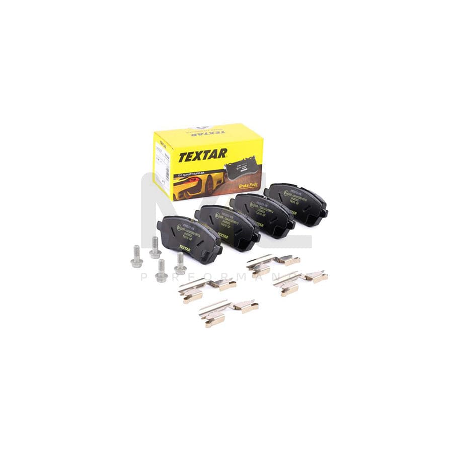 TEXTAR 2428302 Brake pad set not prepared for wear indicator