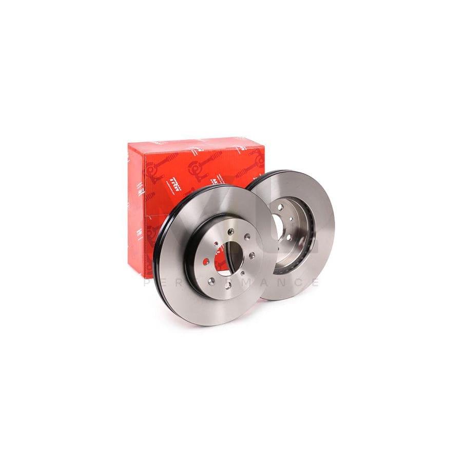TRW DF3021 Brake Disc Vented, Painted, High-carbon, with bolts/screws  - 1 piece