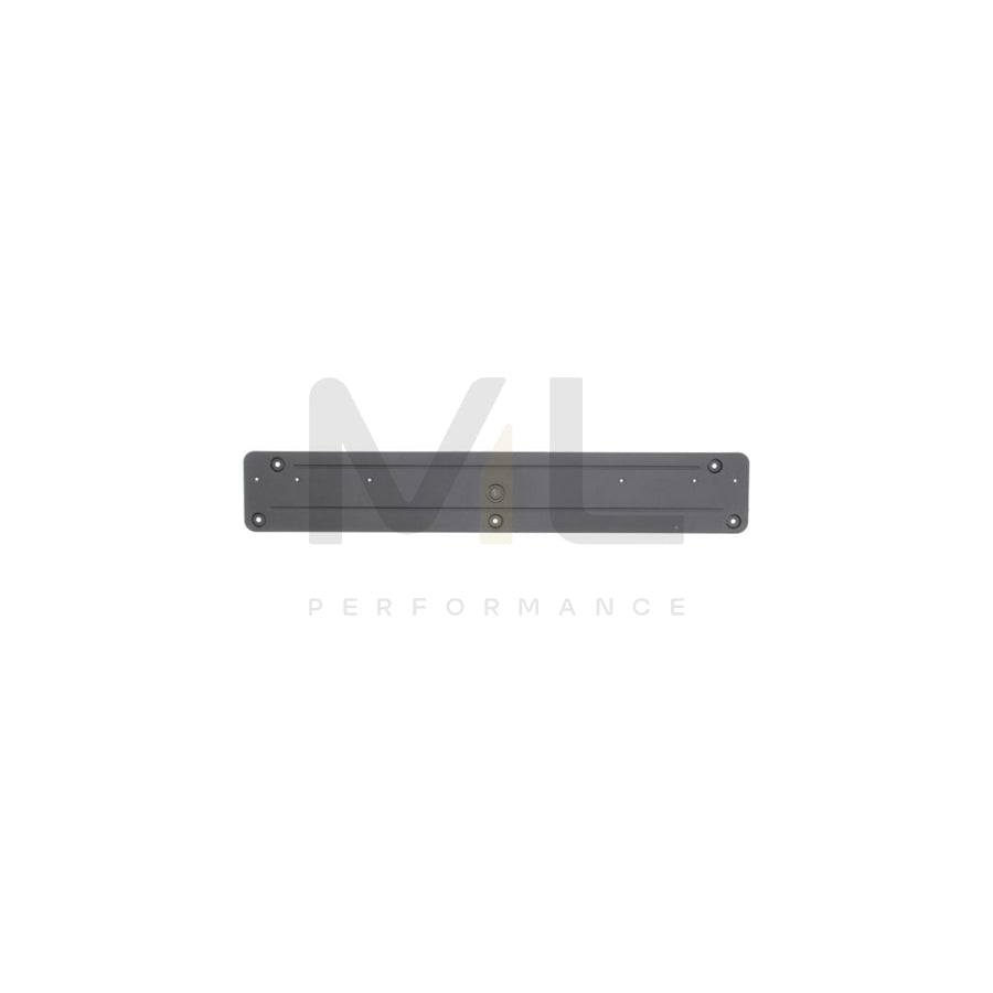 BLIC 6509-01-0092920P Number plate holder for BMW X1 (E84) Front, Black, frameless
