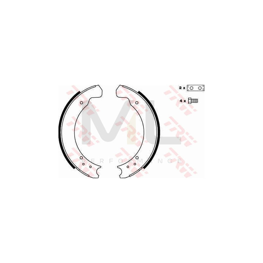 TRW GS6075 Brake Shoe Set