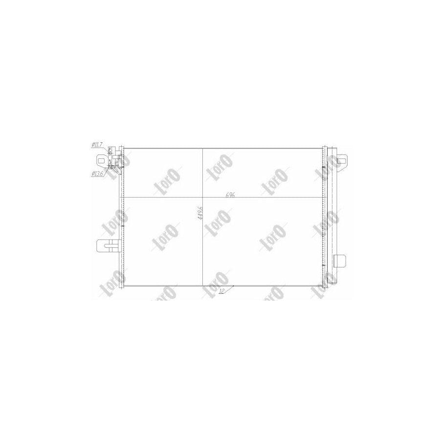 Abakus 0530160037 Air Conditioning Condenser