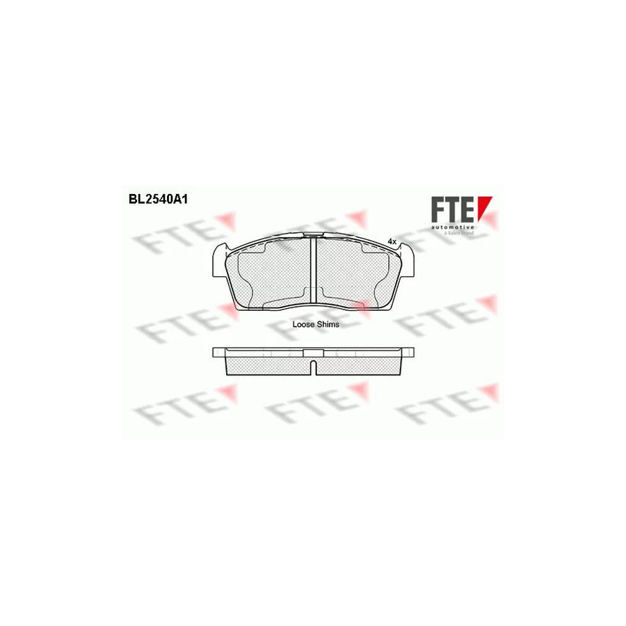 FTE Bl2540A1 Brake Pad Set