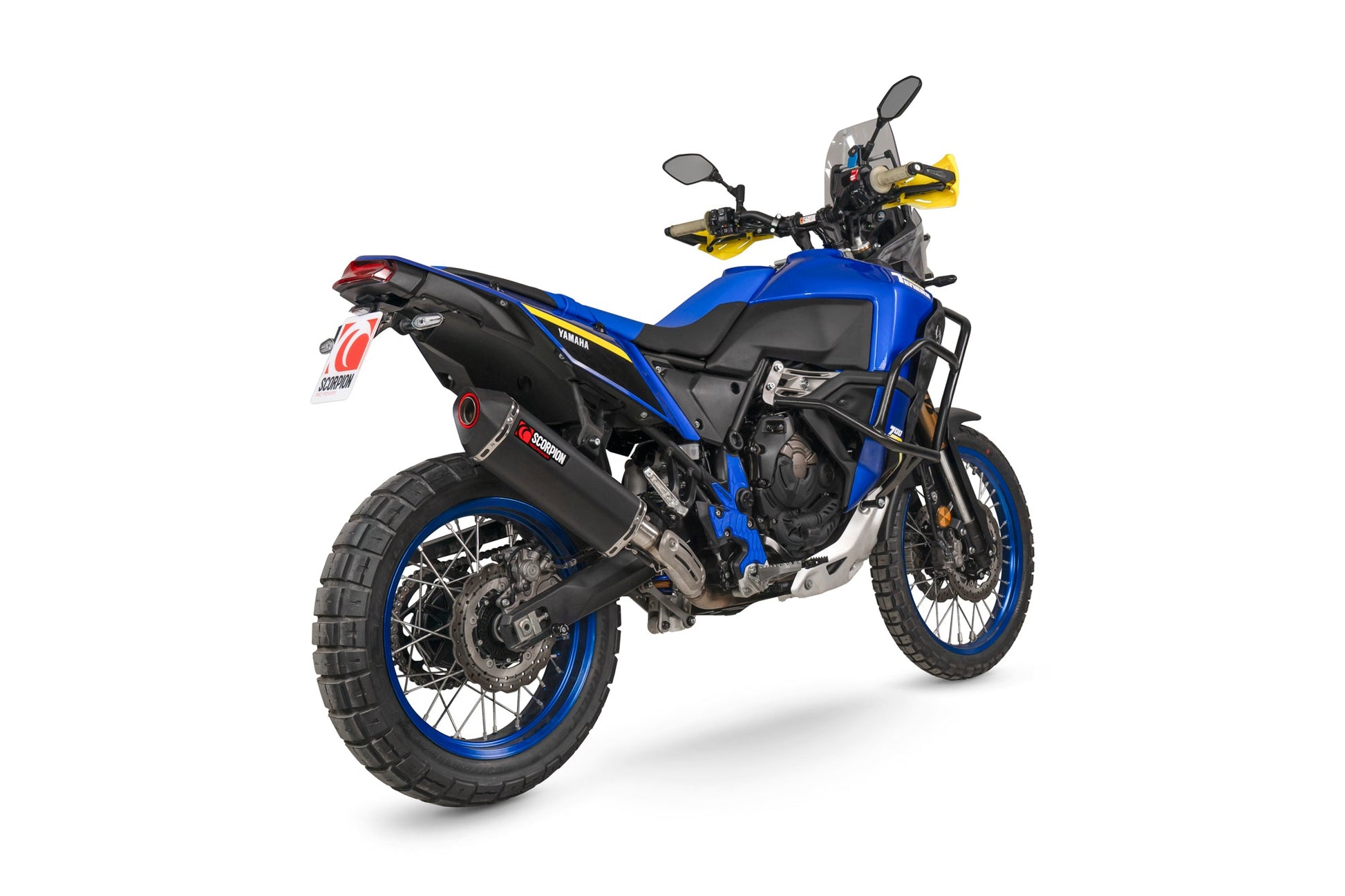 Scorpion RYA125BCER Yamaha Tenere 700 World Raid Serket Parallel Slip-On - Black Ceramic Coated Sleeve | ML Performance UK UK