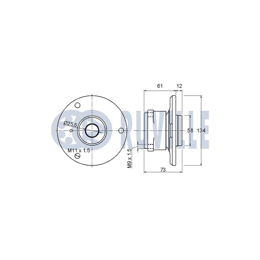 Ruville 985012 Axle Bush
