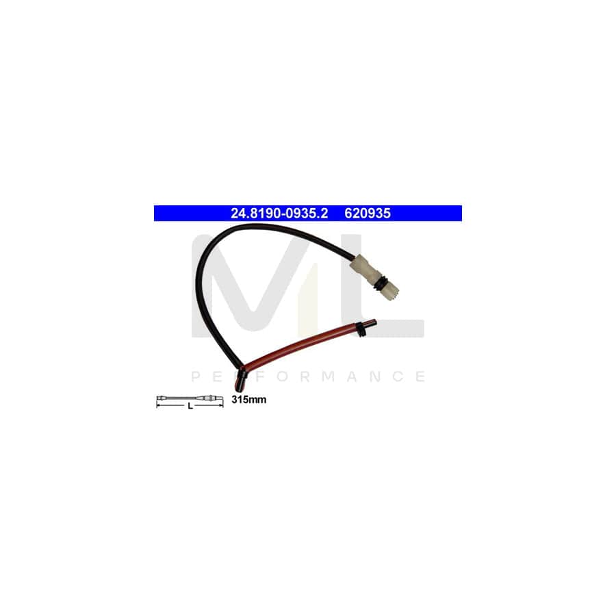 ATE 24.8190-0935.2 Brake pad wear sensor for PORSCHE Cayman (987)