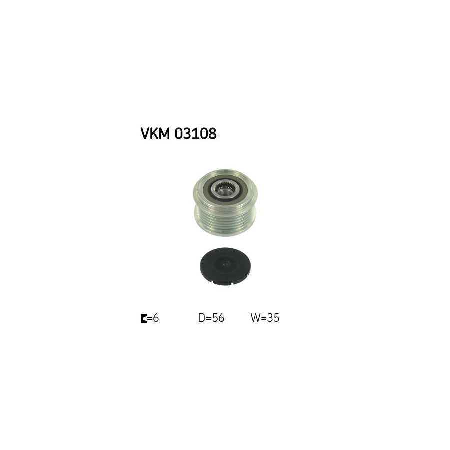 Skf Vkm 03108 Alternator Freewheel Clutch