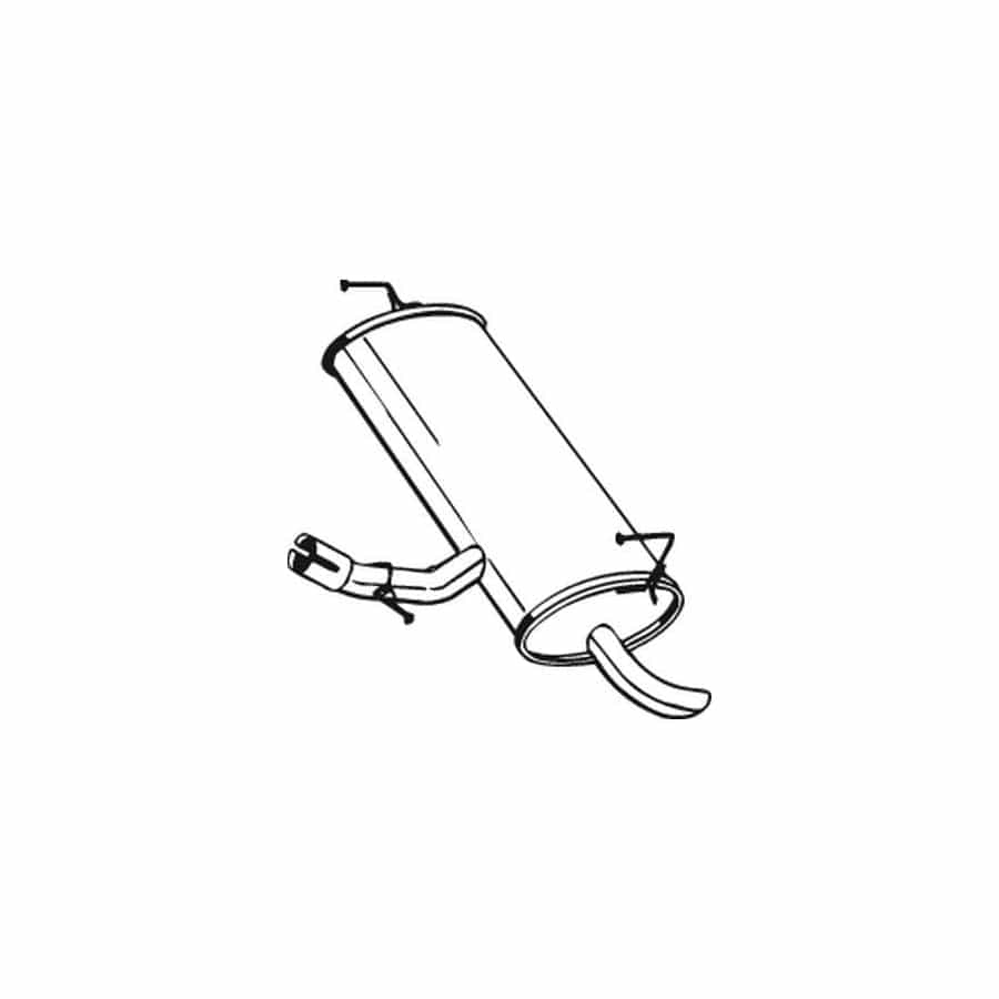 Bosal 145-307 Rear Silencer for Nissan Qashqai