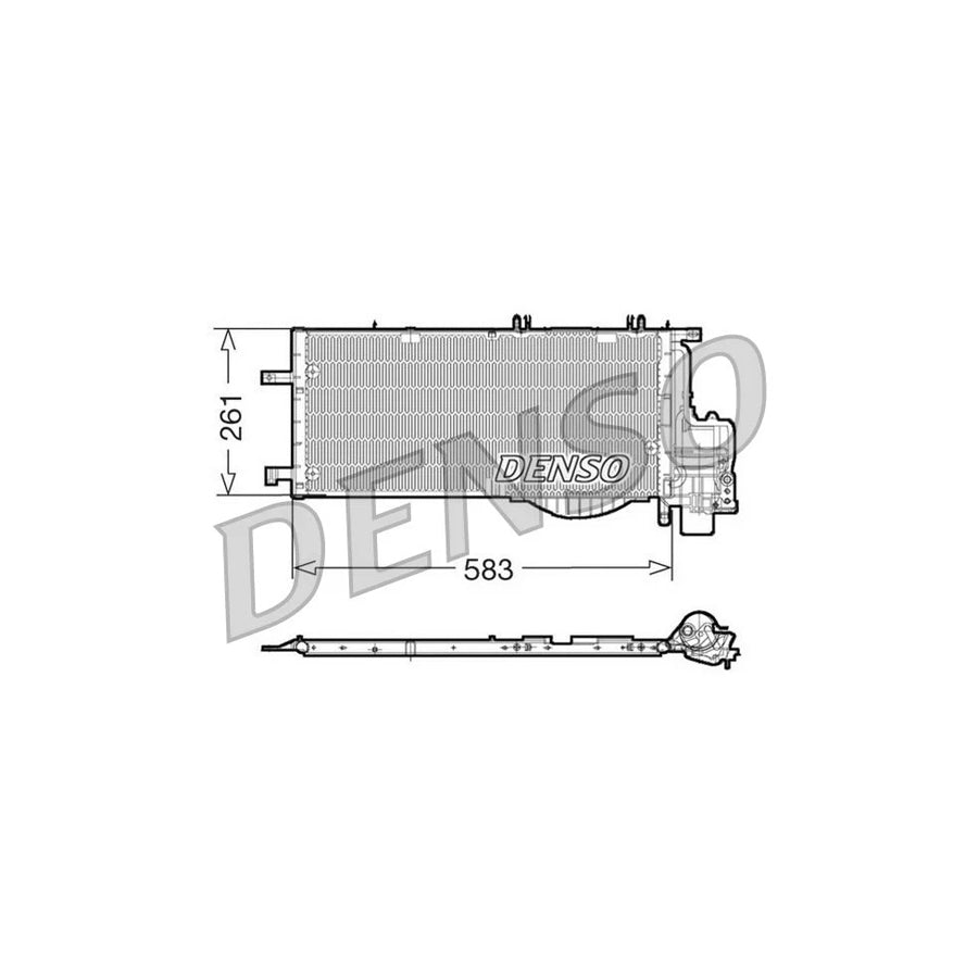 DENSO DCN20022 Air Conditioning Condenser