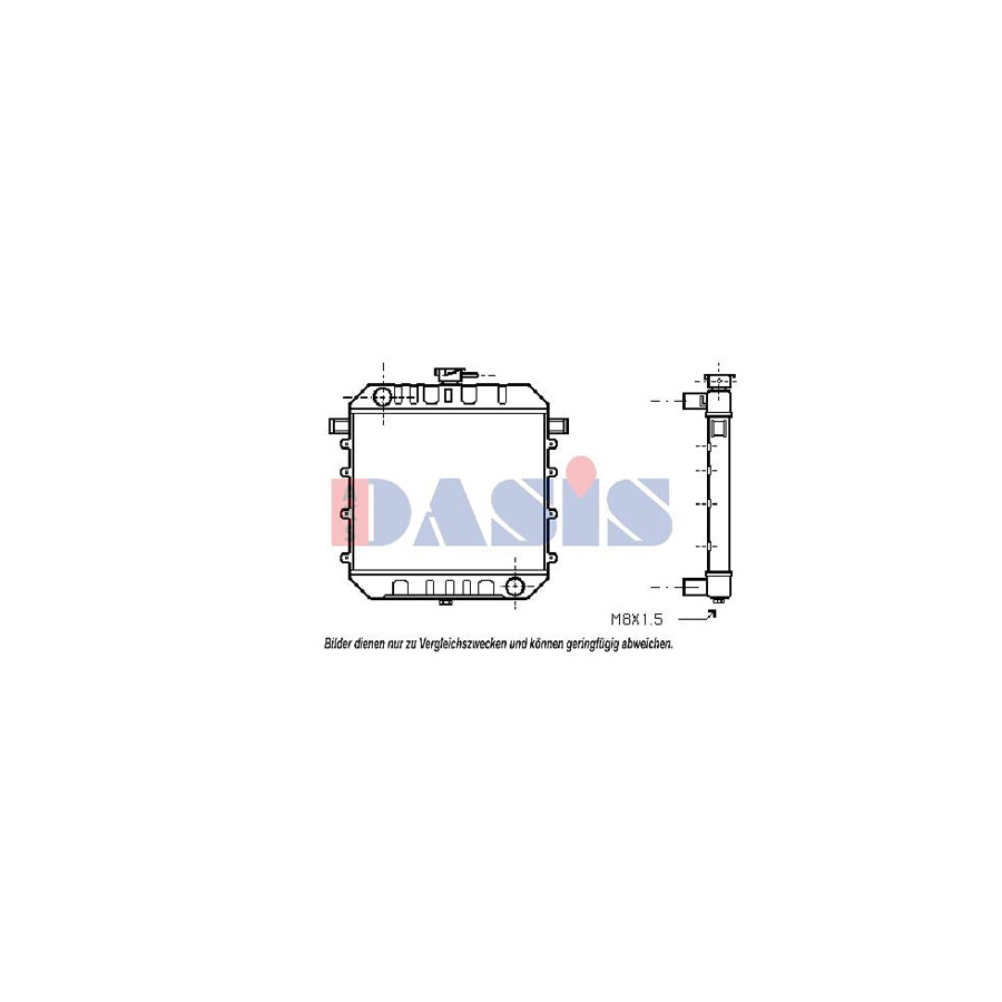 AKS Dasis 150036N Engine Radiator