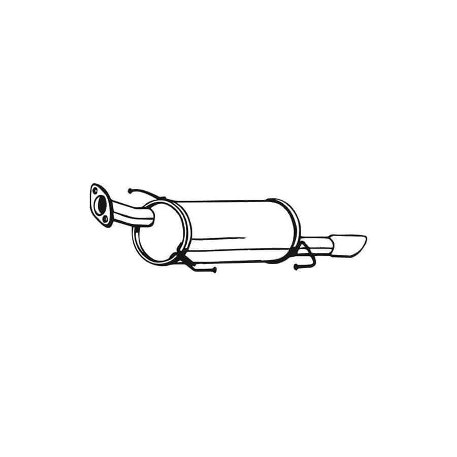 Bosal 145-291 Rear Silencer for Nissan Juke (F15)