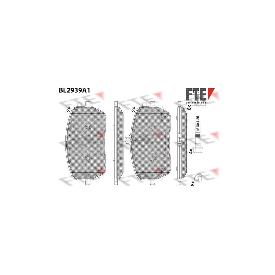 FTE 9011183 Brake Pad Set