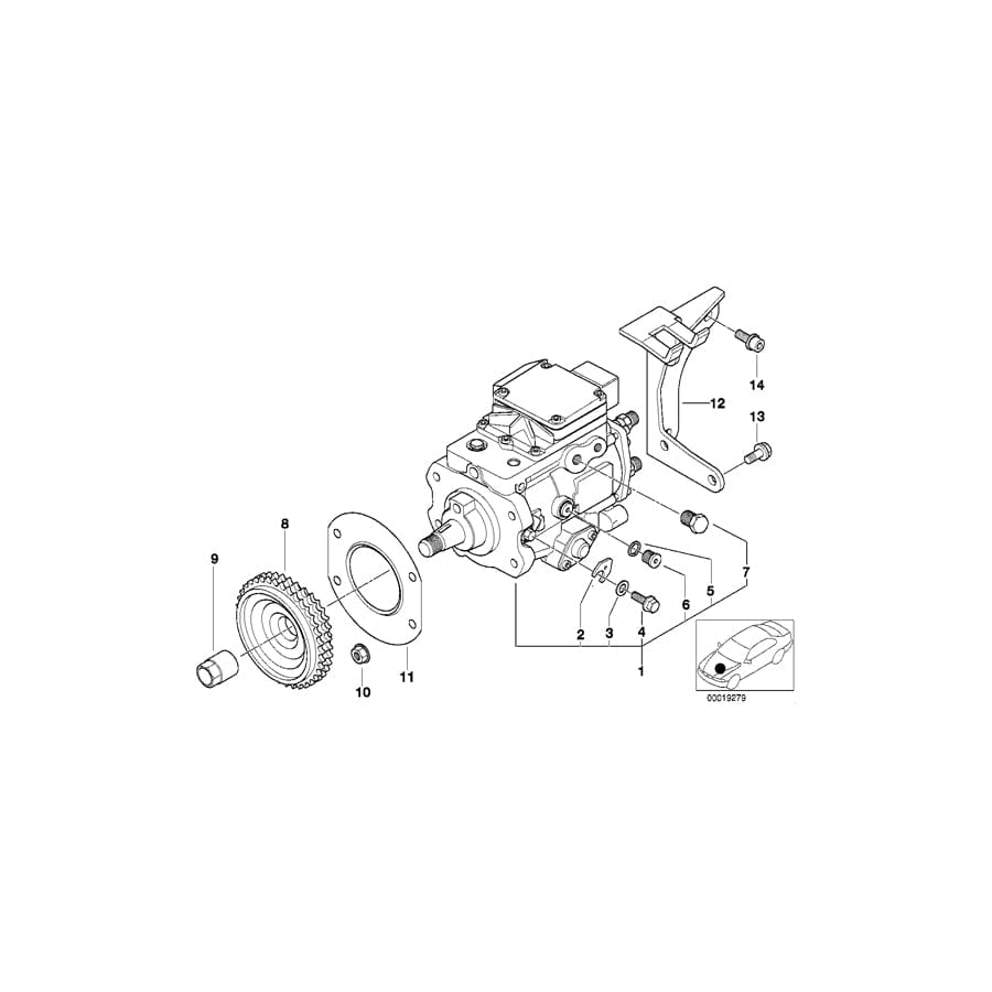 Genuine BMW 13517787532 E46 E39 At-Injection Pump (Inc. 320d & 520d)