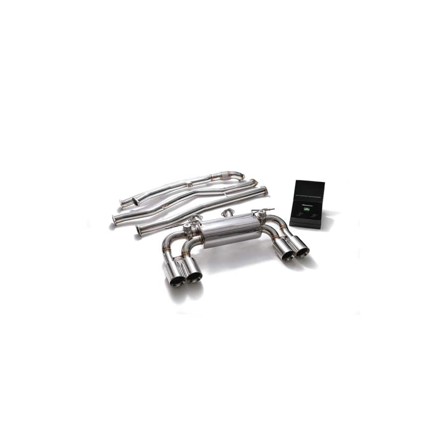 Armytrix BMF87-QS38C Valvetronic Exhaust System BMW M2 F87 2016-2021 with  Quad Chrome 4"