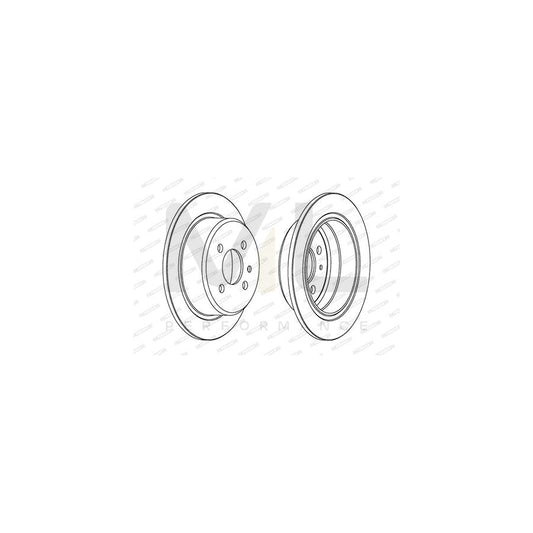 Ferodo DDF1422-1 Brake Disc Vented  - Pair