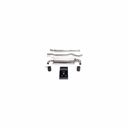 Armytrix MNF54-DS38M Valvetronic Exhaust System Mini Clubman JCW 2.0L F54 2019+ with Dual Matte Black 4"